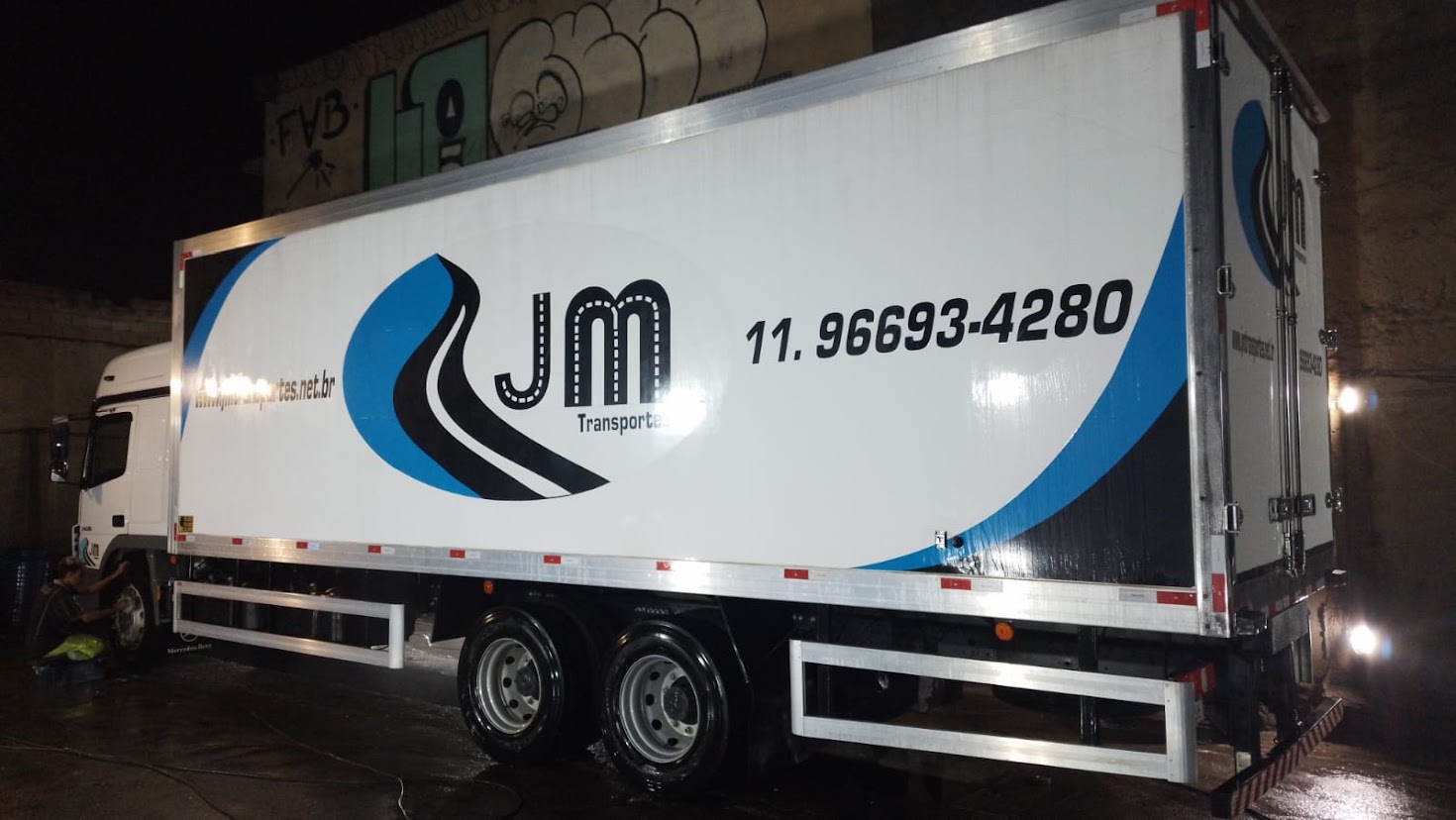 Carreta da JM Transportes